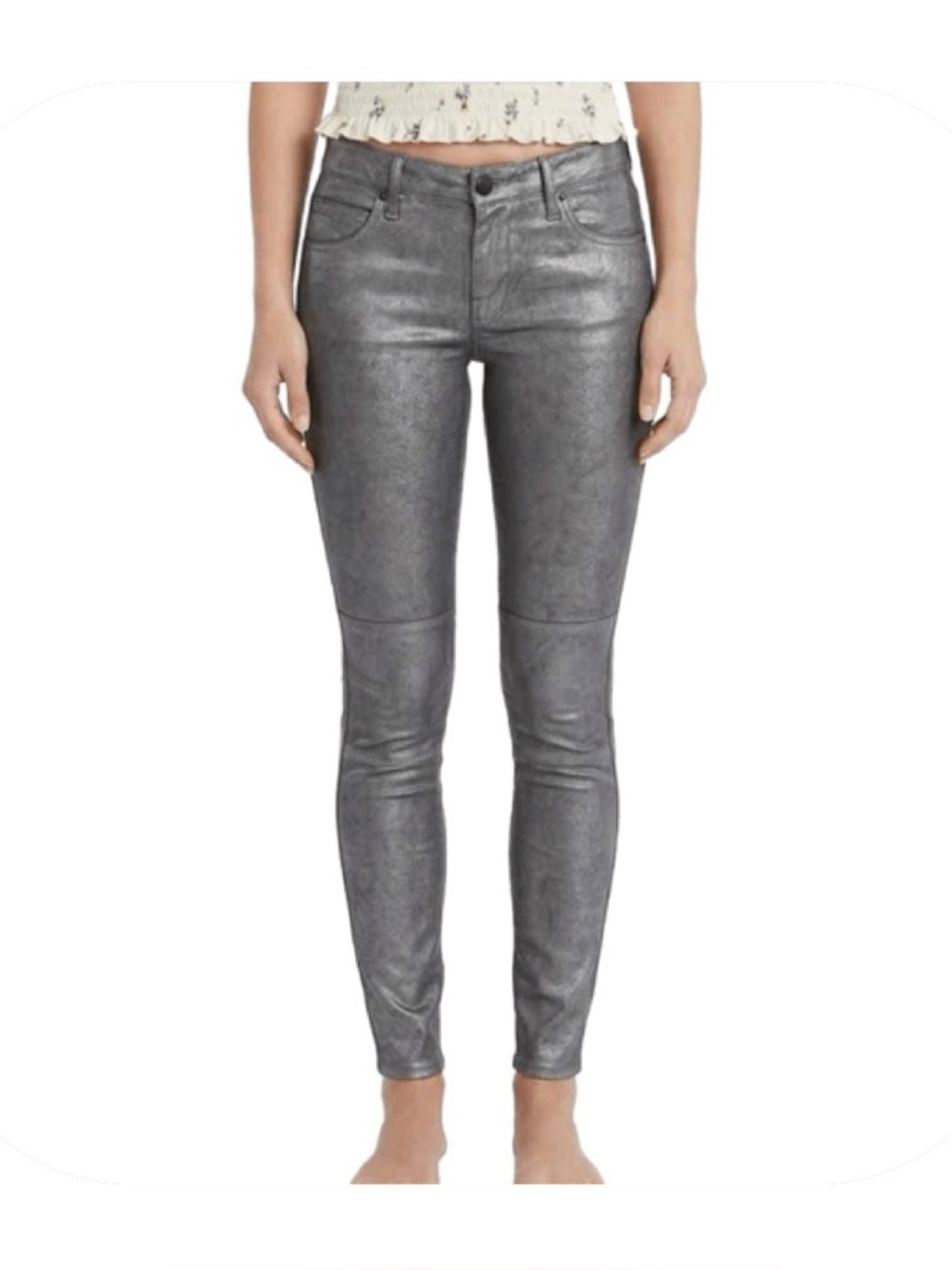 Marc by Marc Jacobs 29x28 gunmetal cigarette jeans